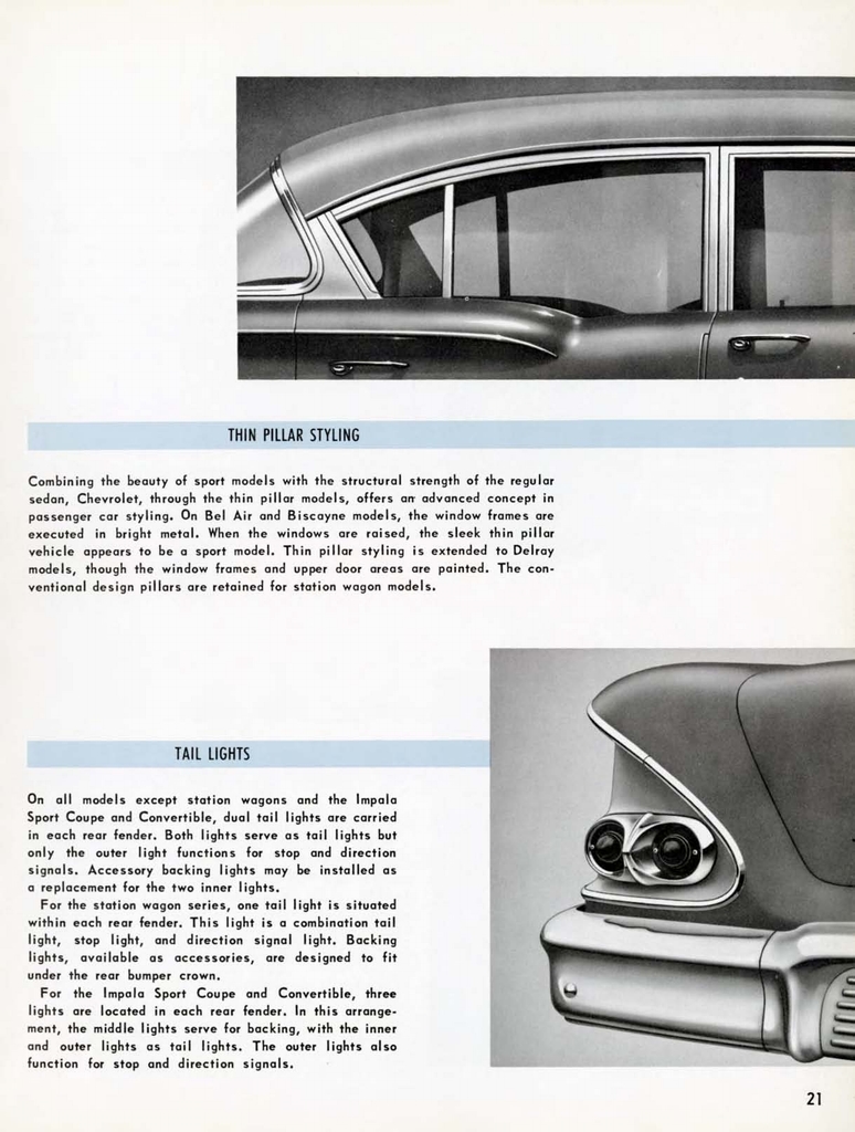 1958 Chevrolet Engineering Features Booklet Page 98